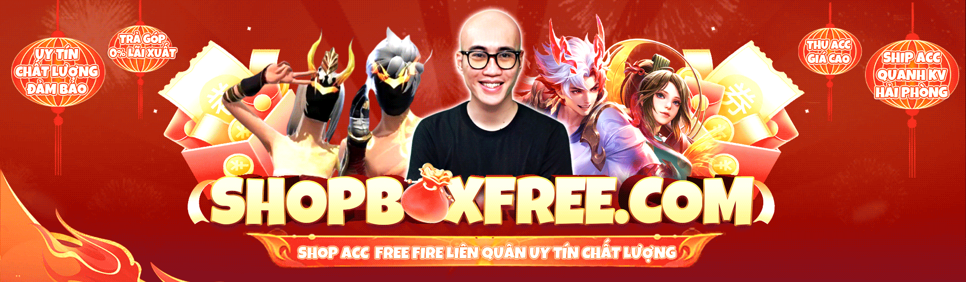 ShopBoxFree.com - Shop Mua Bán Nick Liên Quân Free Fire Giá Rẻ - Uy Tín - Chất Lượng